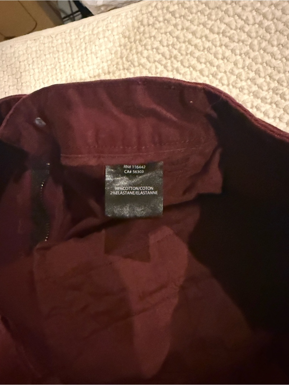 Express Men's Button-Down Shirt - Burgundy